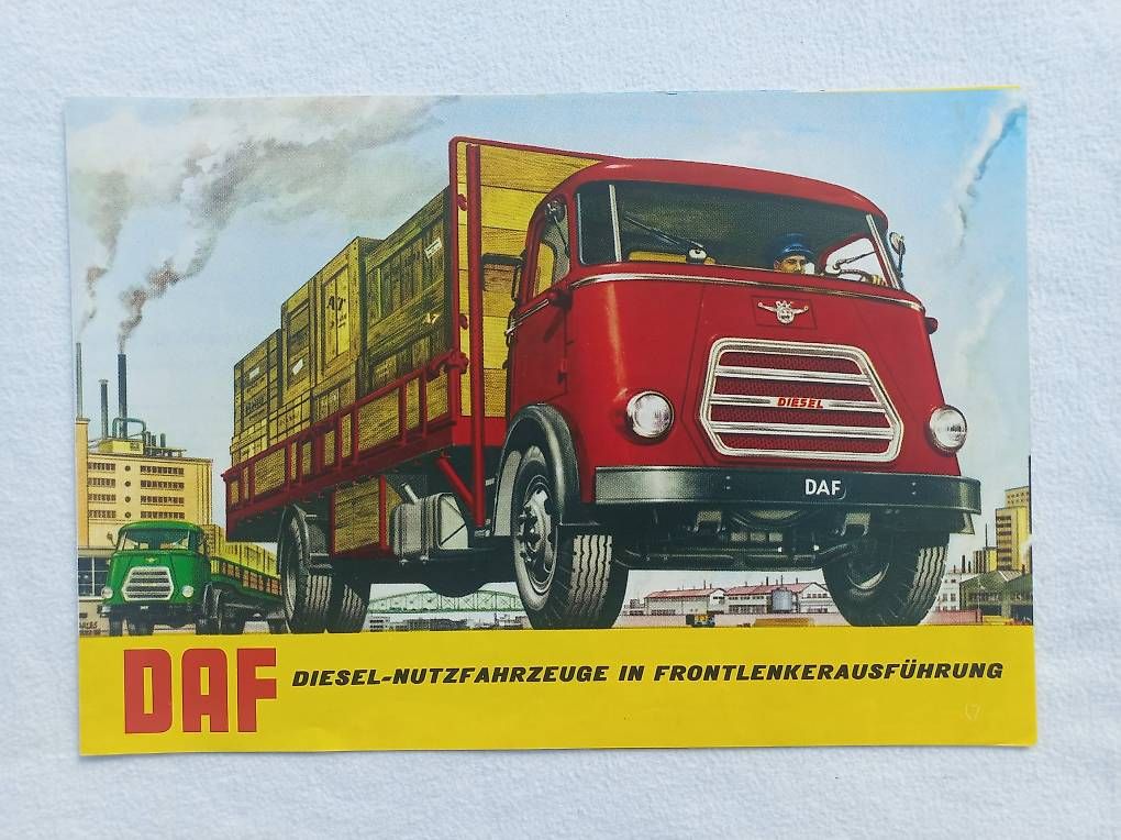 Autocarri: DAF Lastwagen / LKW - Oldtimer Prospekt DAF Diesel – Usato da Frauenkappelen venduto da Chruetzhubel