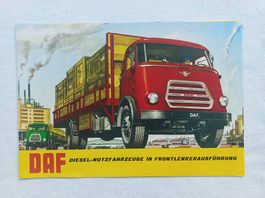 DAF Lastwagen / LKW - Oldtimer Prospekt DAF Diesel
