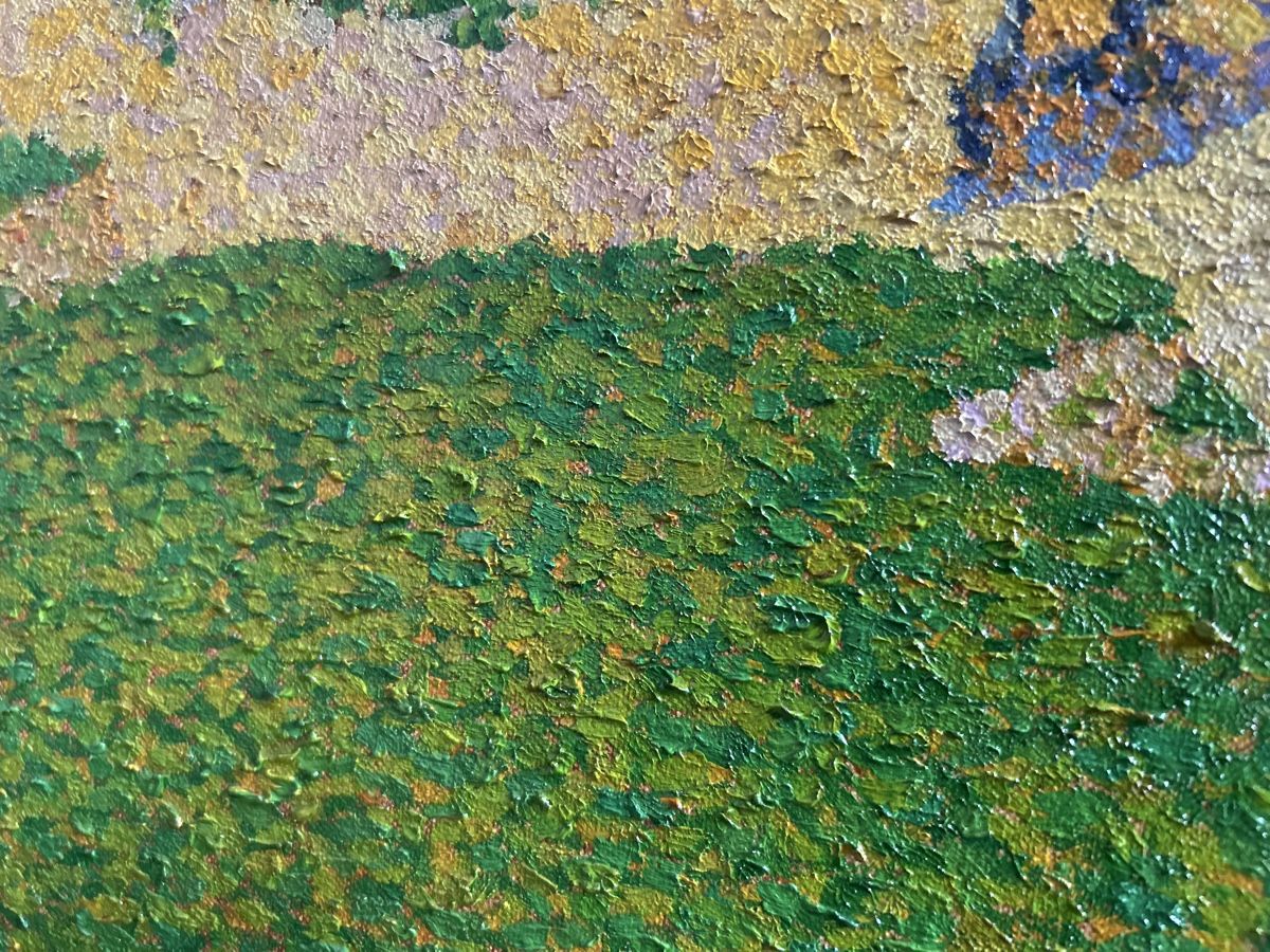 Gemälde: Original Gemälde - Pointillismus Stil - Top Zustand! – Gebraucht aus Glarus von KunstWerkEr-LS87 4