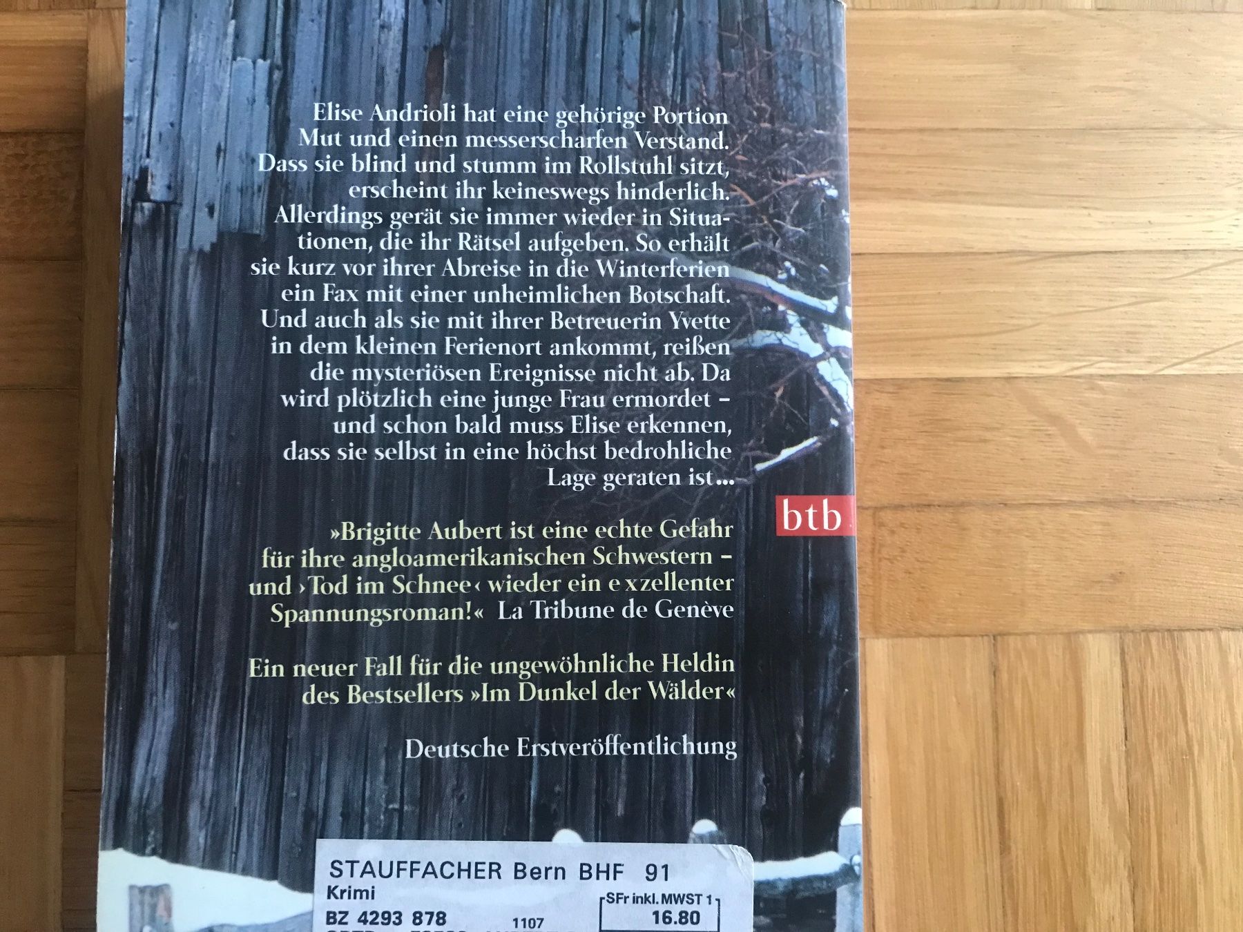 Libri: Brigitte Aubert - Tod im Schnee / Porto 3.40 – Usato da Emmenbrücke venduto da Hathor123 2