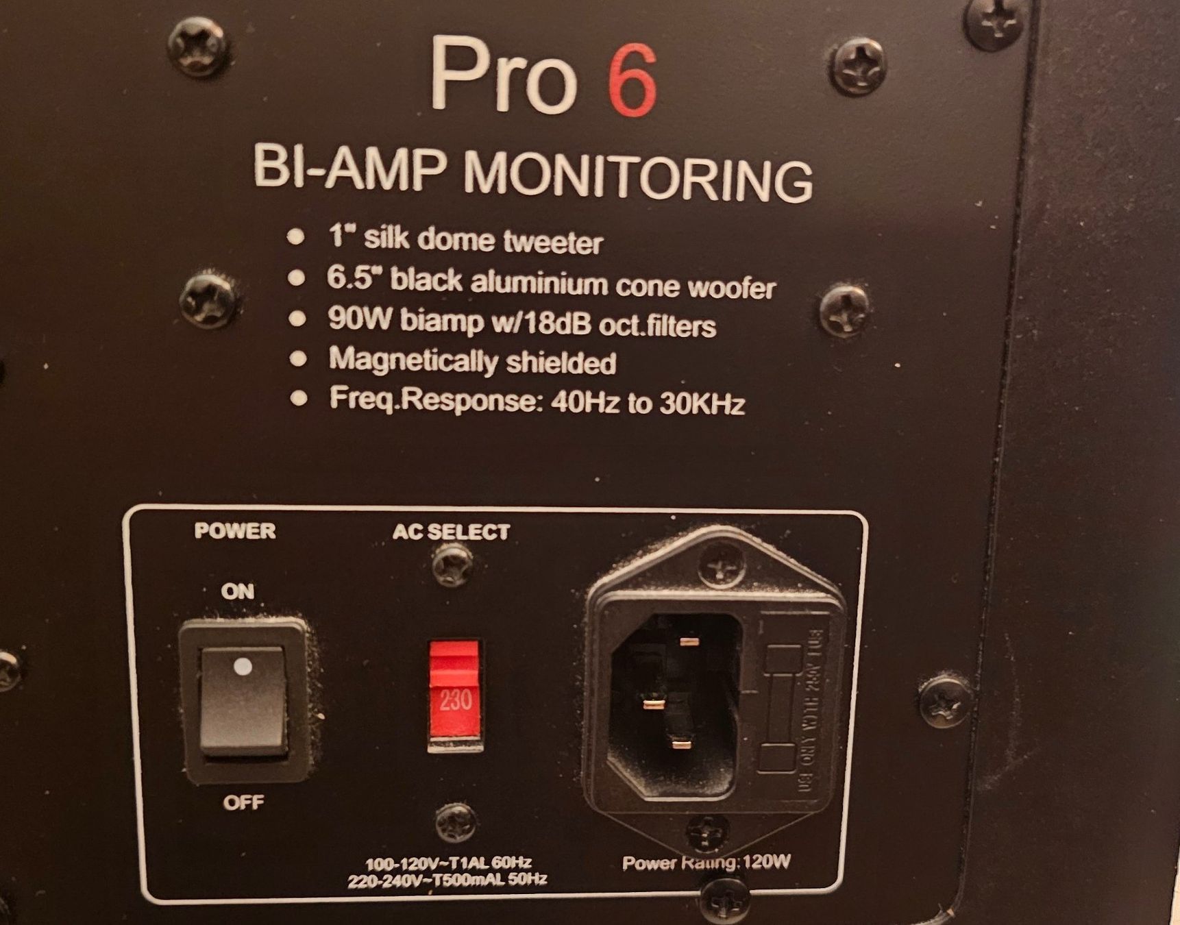 Haut-parleurs: Prodipe pro6 bi-amp studio monitors – D'occasion à lausanne par desertbg 2