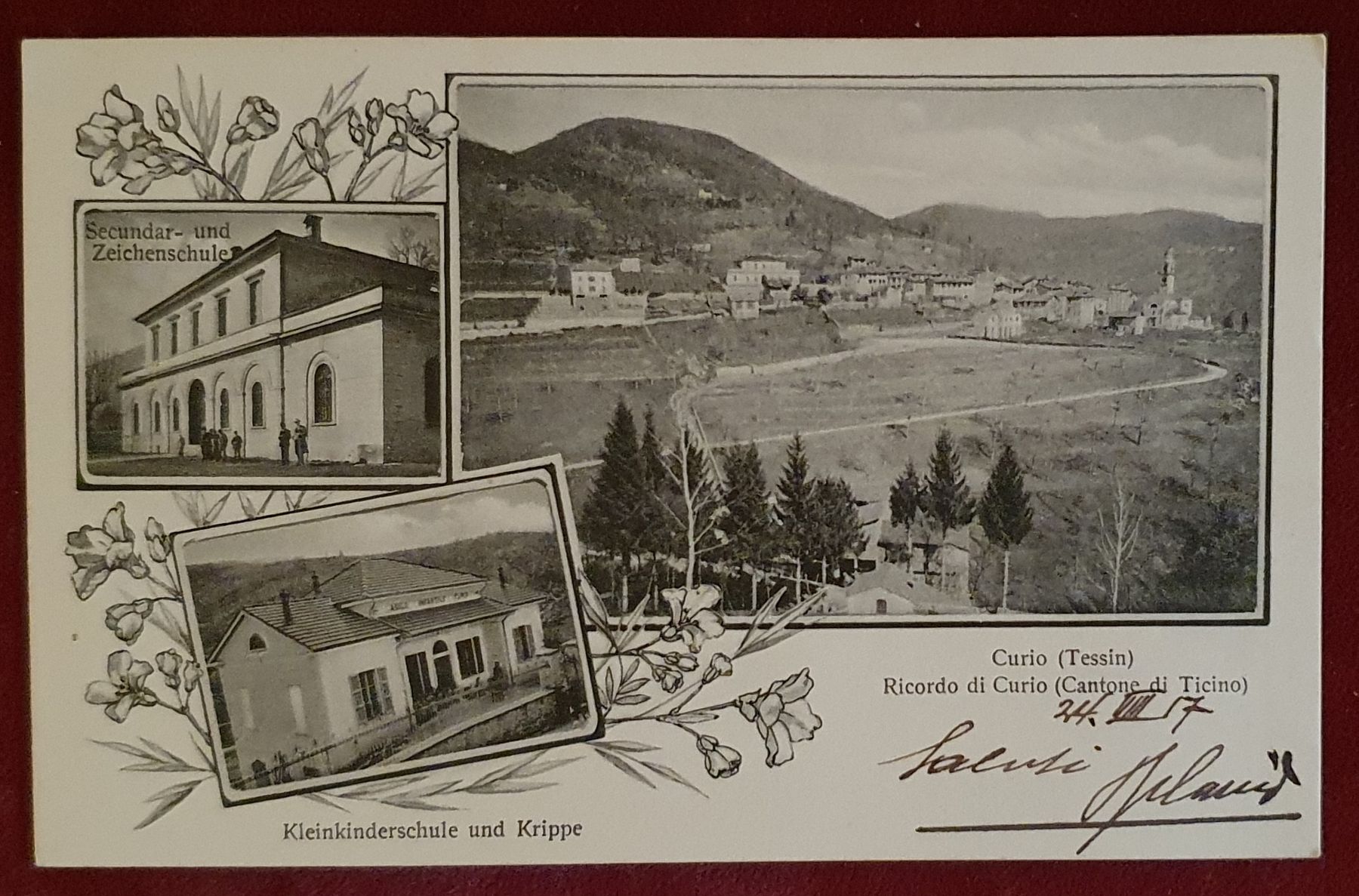 Cartoline postali: Curio 1917 – Usato da Kreuzlingen venduto da Rschweiz1
