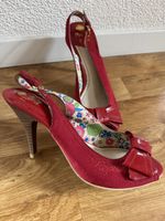 Replay Slingpumps, rot mit Schleife, Grösse 36- Top Zustand