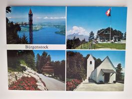 Originale Vintage Postkarte Bürgenstock Vierwaldstätterse...