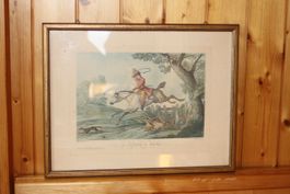 Stich kol. "Le chasseur au renard" von C. Vernet