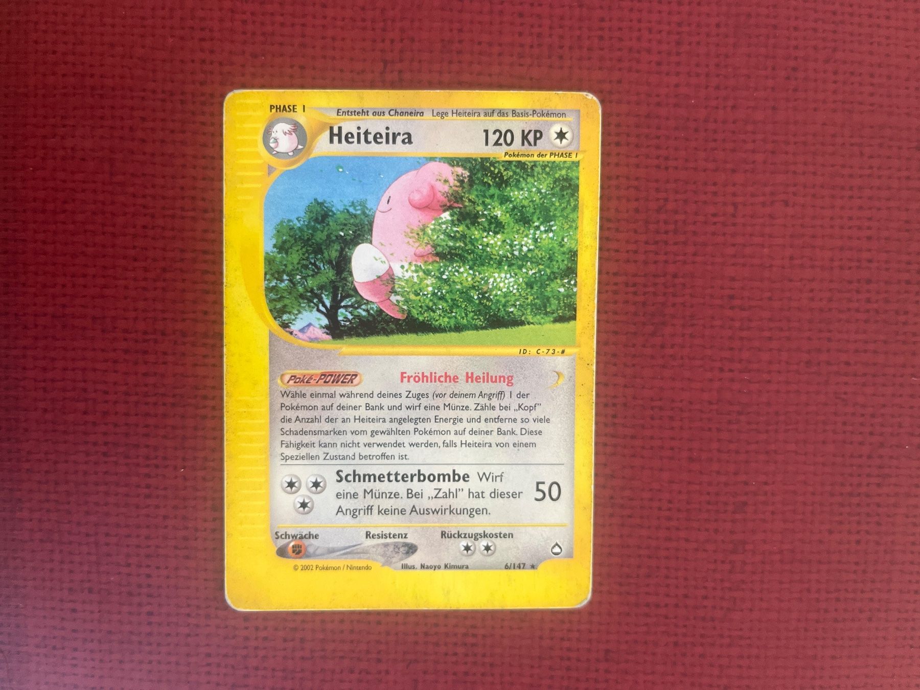 Pokémon Carte collezionabili: Pokemon Heiteira Aquapolis deutsch – Usato da Wabern venduto da Collectfun