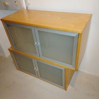 2x Wandschrank Holz Optik, Ikea