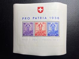 1936 Nr. W8 postfrisch SBK 140.-