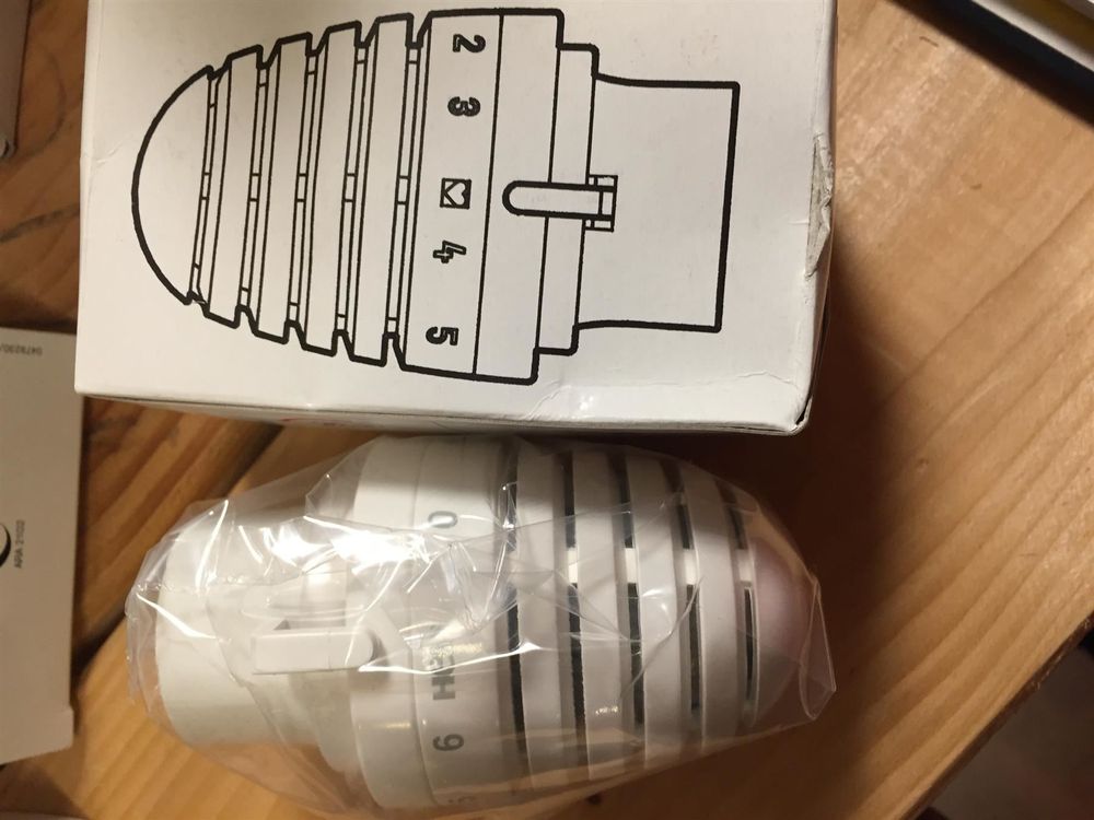 Thermostat Set Durchgang 1/2" weiss-402 10