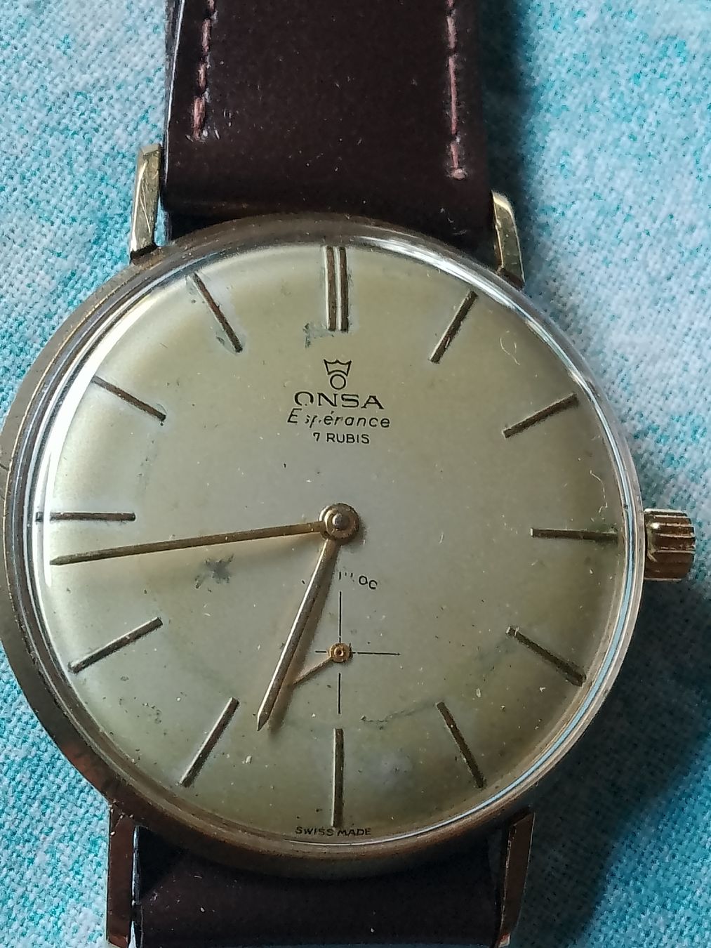 Montres: Onsa Antik handaufzug 35mm läuft super – D'occasion à Agno par sam2608 1