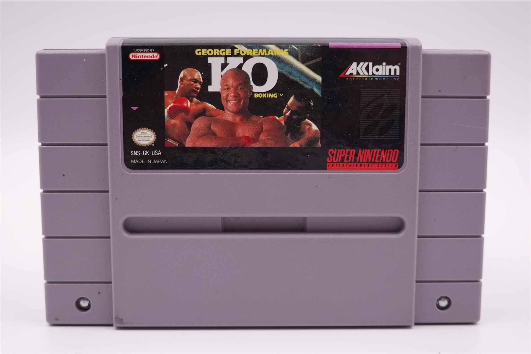 Nintendo Giochi: George Foremans KO Boxing (SNES) – Usato da Herisau venduto da ZelliZone