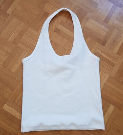 Haut dos nu blanc H&M, taille L