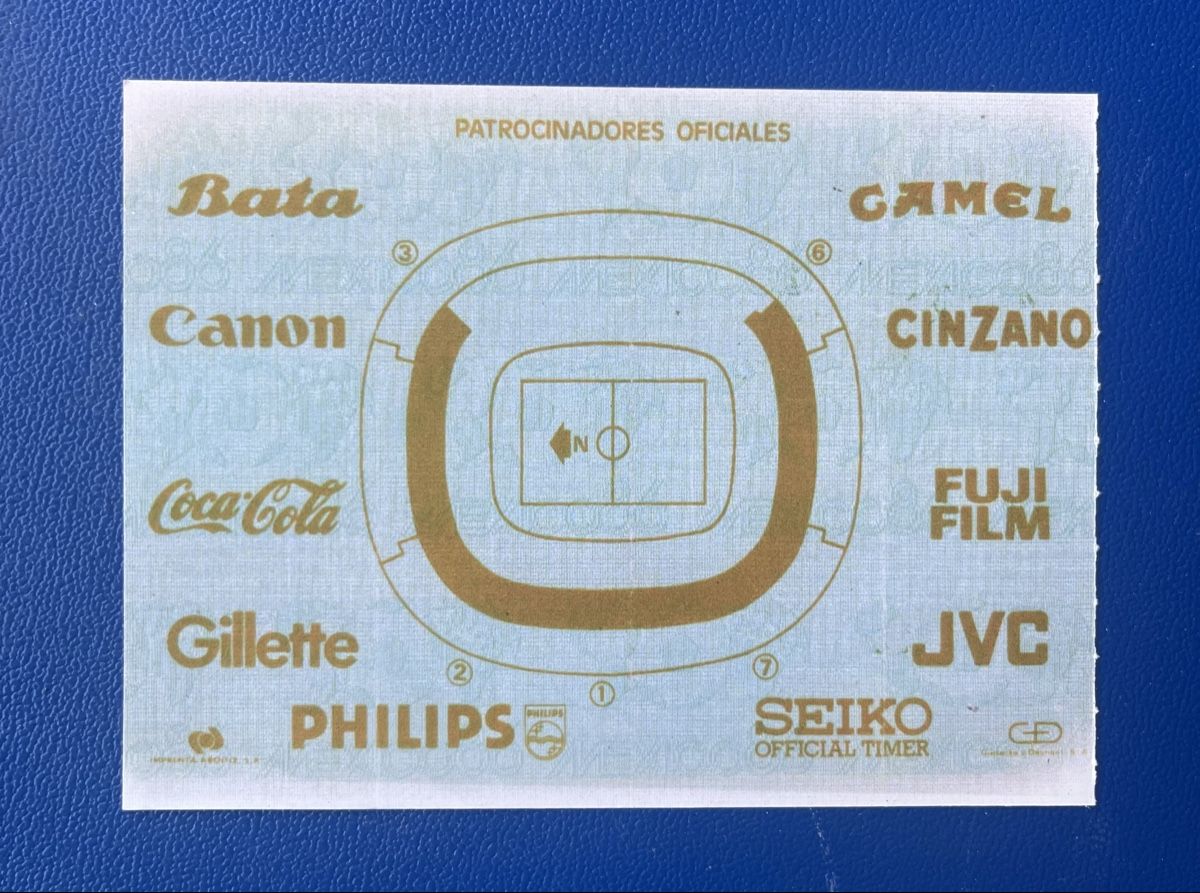 Biglietti: FUSSBALL WM FINAL TICKET 1986 – Usato da Münchenstein venduto da tschepo64 1