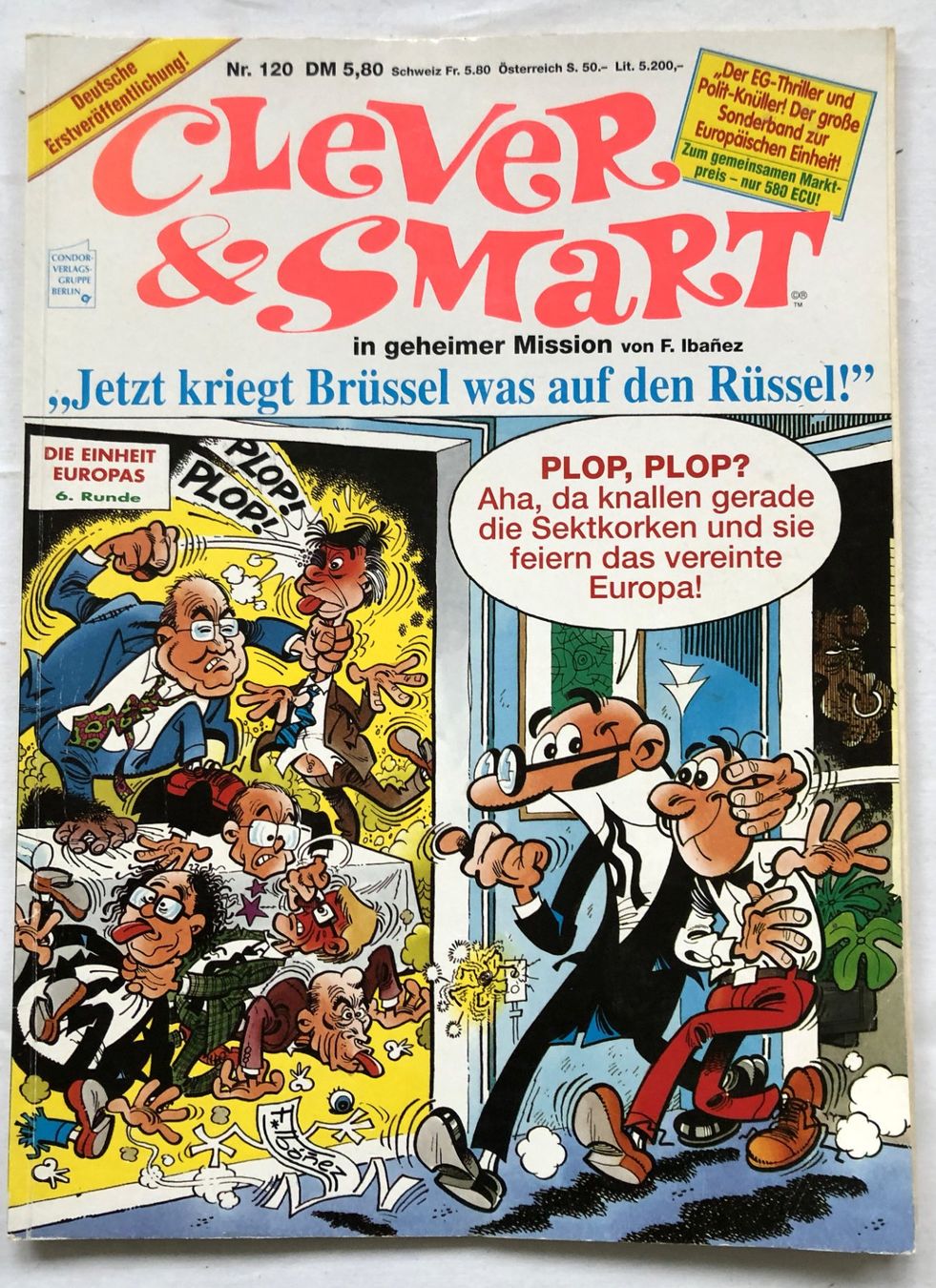 Fumetti: CLEVER & SMART - Nr.120 - 1.Auflage – Usato da Schaffhausen venduto da durruti