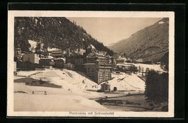 Pontresina, Ortsansicht mit Schlosshotel