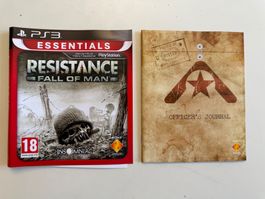 Hüllencover + Beilage zu PS3 Game RESISTANCE FALL OF MAN