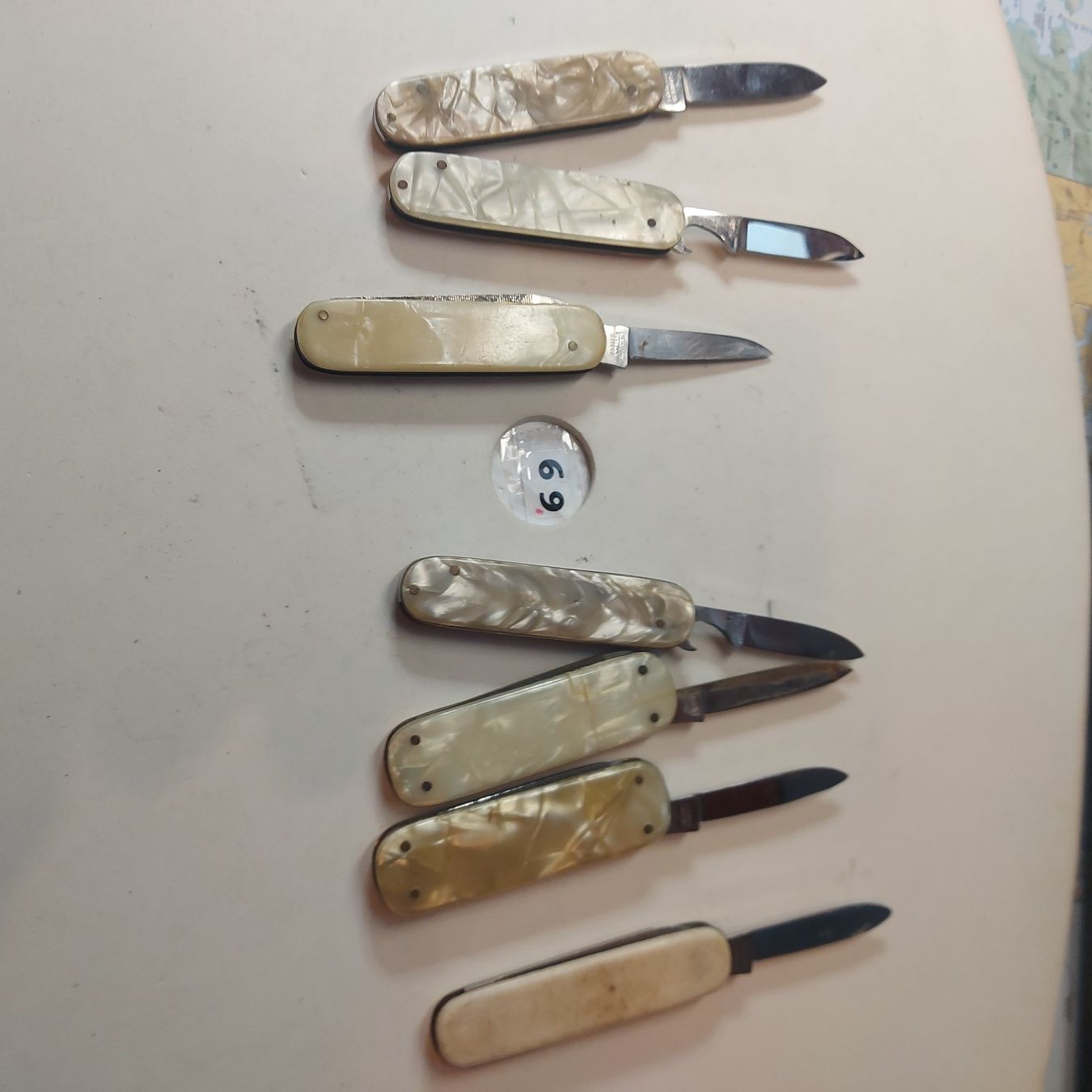 Coltelli tascabile: 7 Taschenmesser Nr. 69 – Usato da Opfikon venduto da Seevogt47 1