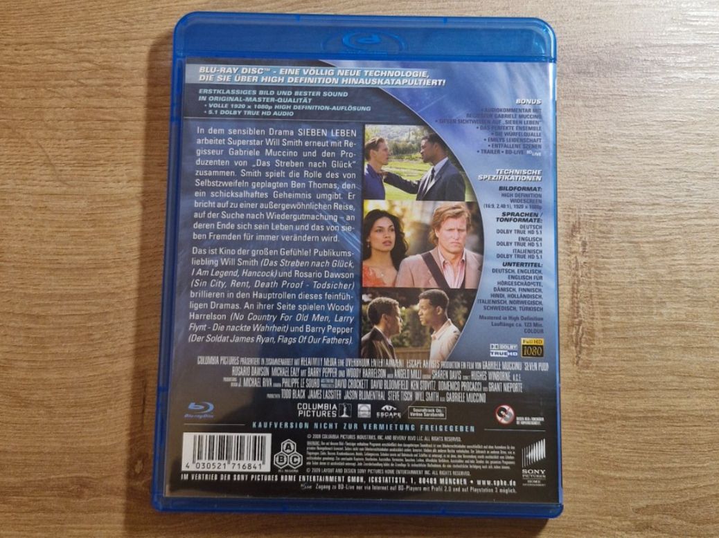 Alle DVDs: Sieben Leben (2009) RAR Bluray – Gebraucht aus Pfungen von Whitie 1