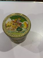 Scatola latta vintage Norimberga motivo storico 300g