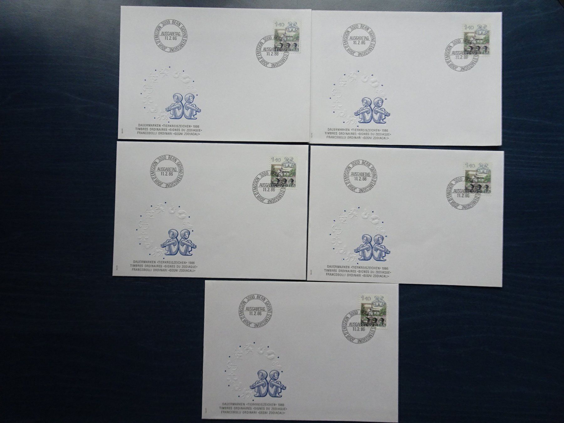 Alle Briefmarken: 1986 – Neu (gemäss Beschreibung) aus Aadorf von Chnorli-Furz