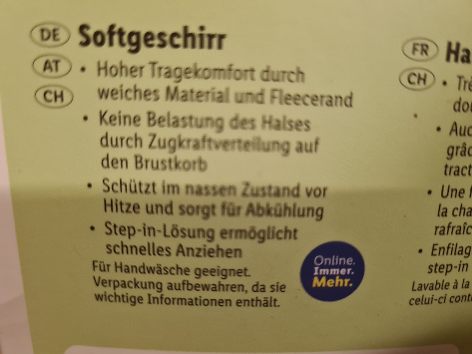 Leine & Halsband: Hunde Softgeschirr – Neu und originalverpackt aus Amriswil von used2use 3