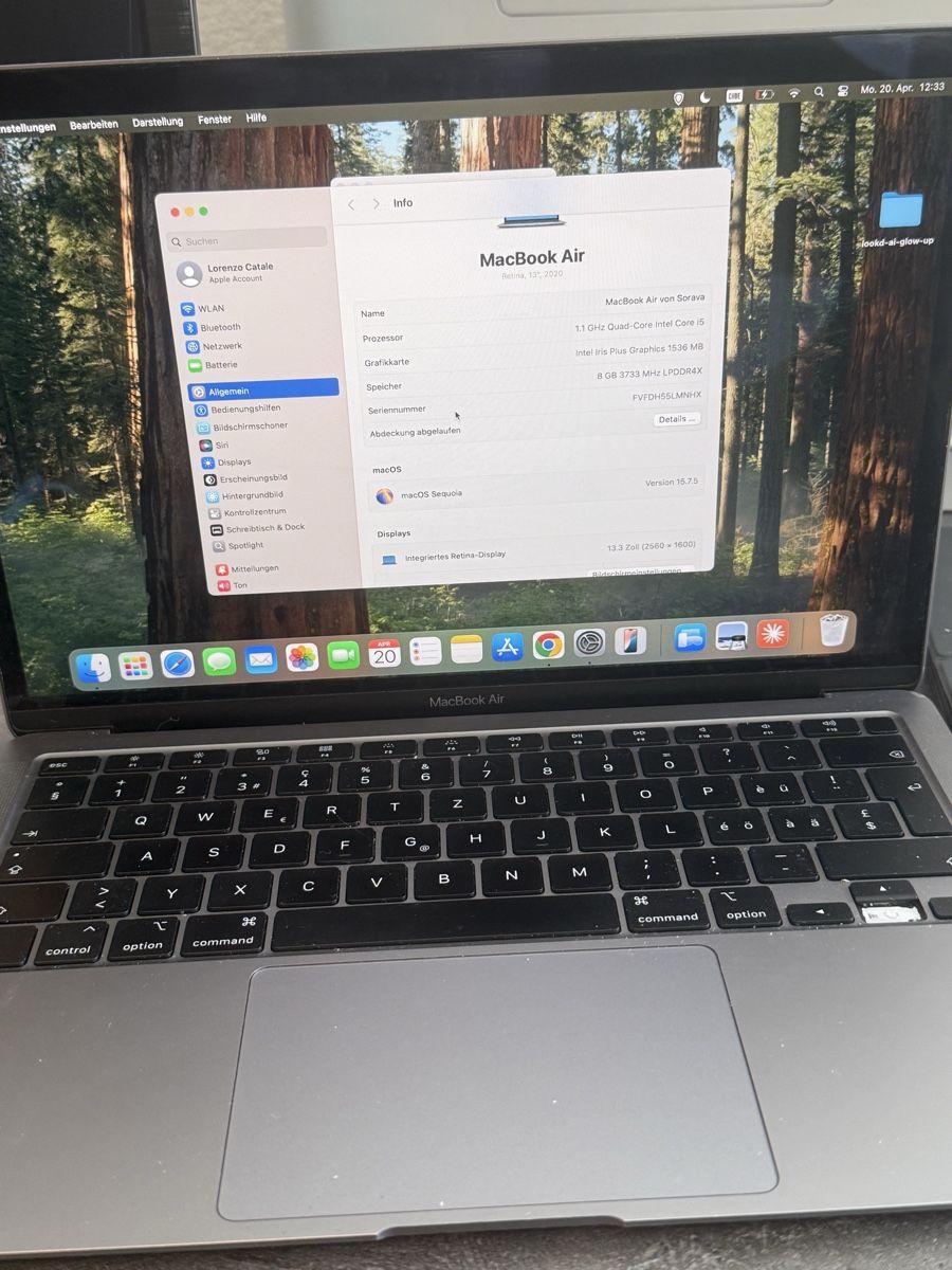 Apple Notebook: Macbook air 2020 – Usato da Allschwil venduto da lor_6cgq 1