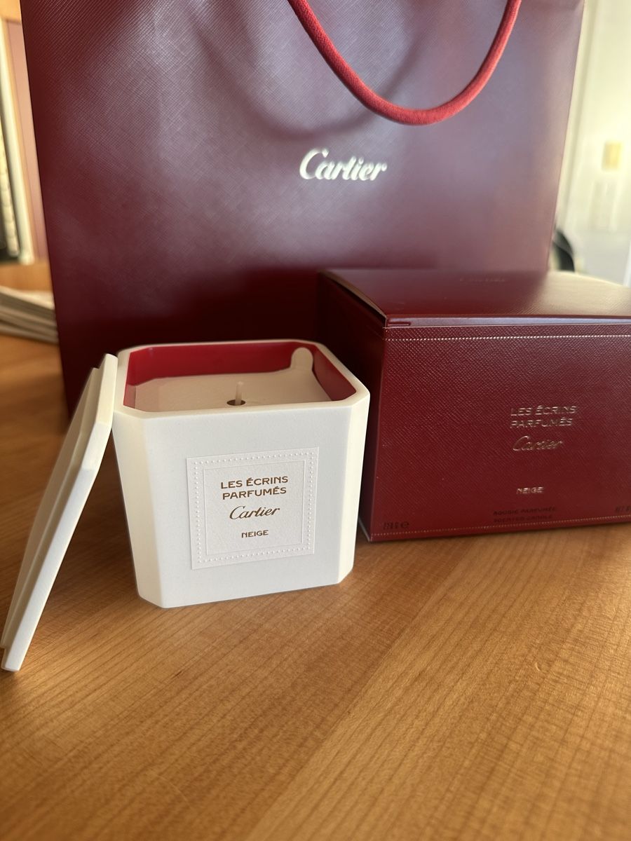 Cartier Candele: Cartier Kerze Neige – Nuovo e nell'imballaggio originale da Zürich venduto da sasmeli 1