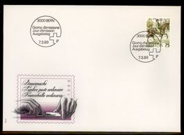 1989, FDC, Postbeförderung (Nr. 740)