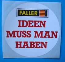 Autocollant, Aufkleber, sticker Faller, Ideen muss man haben