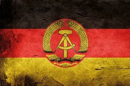Blechschild-LÄNDERFLAGGE DDR