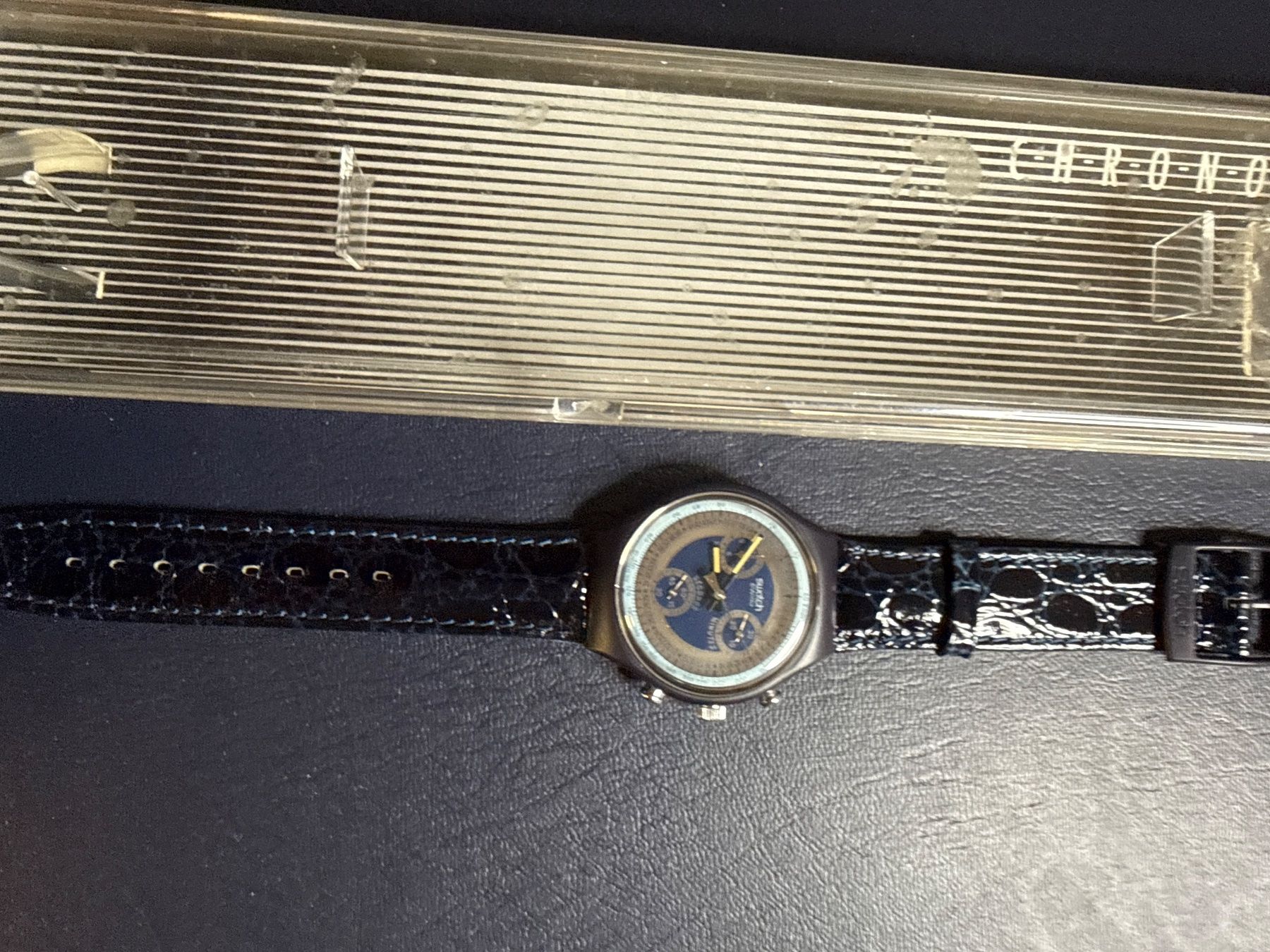 Swatch Orologi: Swatch Chrono 1990 ungetragen – Nuovo (secondo la descrizione) da Pfeffingen venduto da Allhandelklgwatches 2