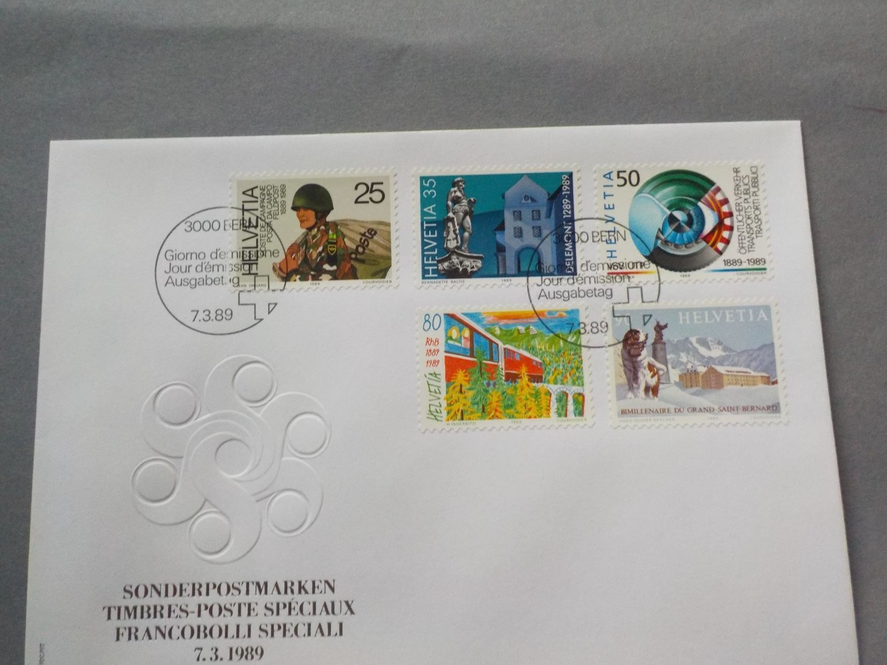 Alle Briefmarken: 1989, FDC, Sondermarken I, Serie – Neu (gemäss Beschreibung) aus Muri b. Bern von Ricardoverkauf