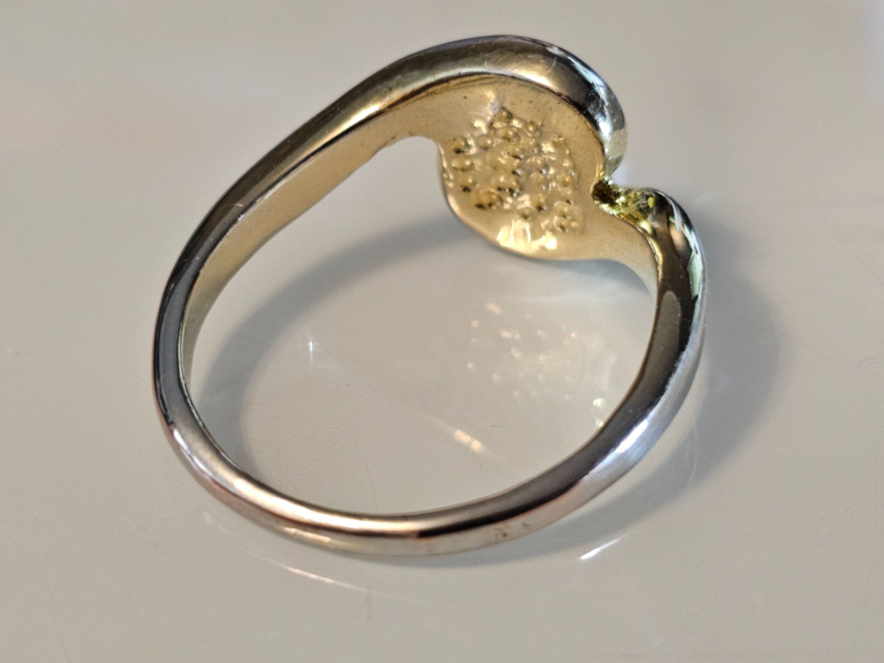 Anelli: AKTION Gelb gold Ring massiv Stein Geschenk Modeschmuck 4.8 – Nuovo (secondo la descrizione) da Riedt b. Erlen venduto da Gottestraene 2