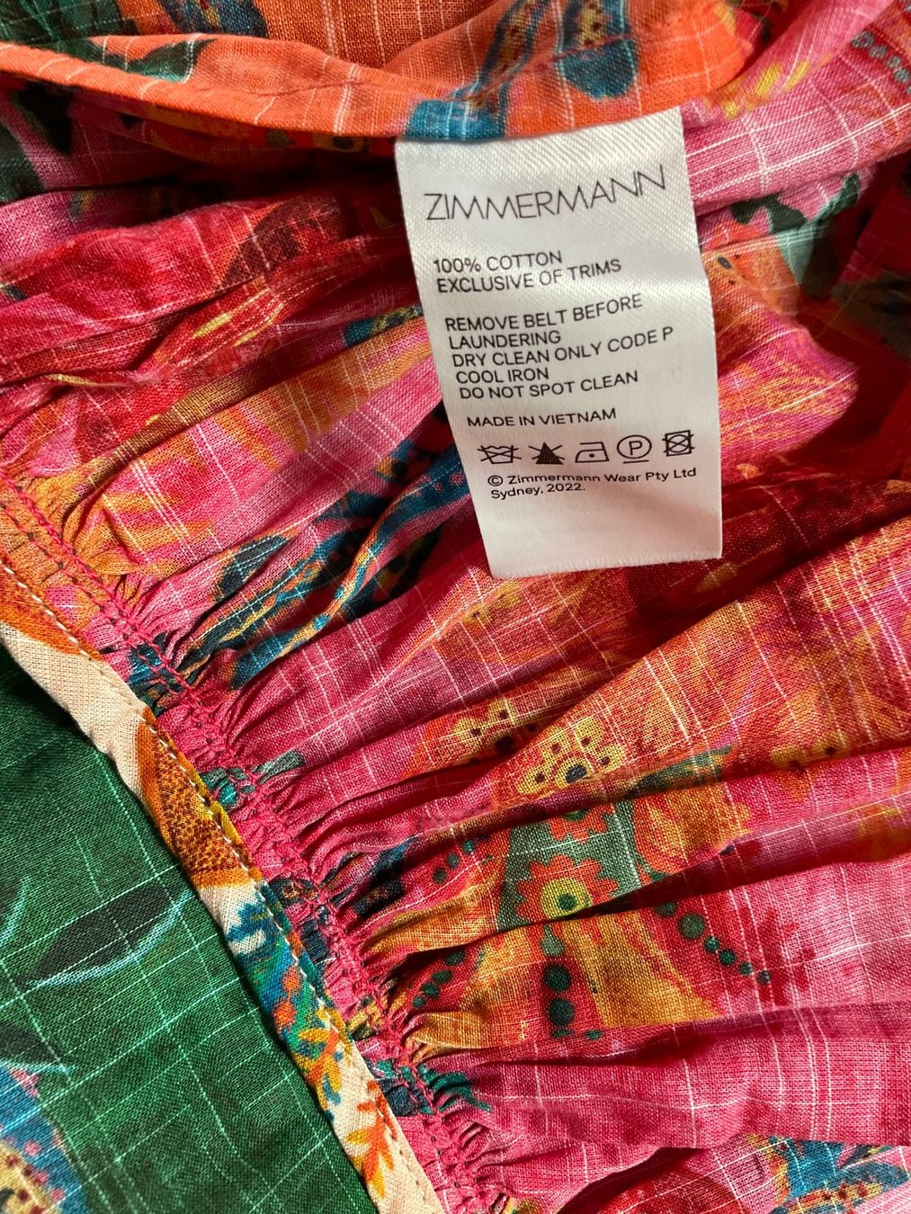 Zimmermann Vestiti: Zimmermann 100% Cotton Mini Dress Kleid – Nuovo e nell'imballaggio originale da Wettingen venduto da Hbeluga 7