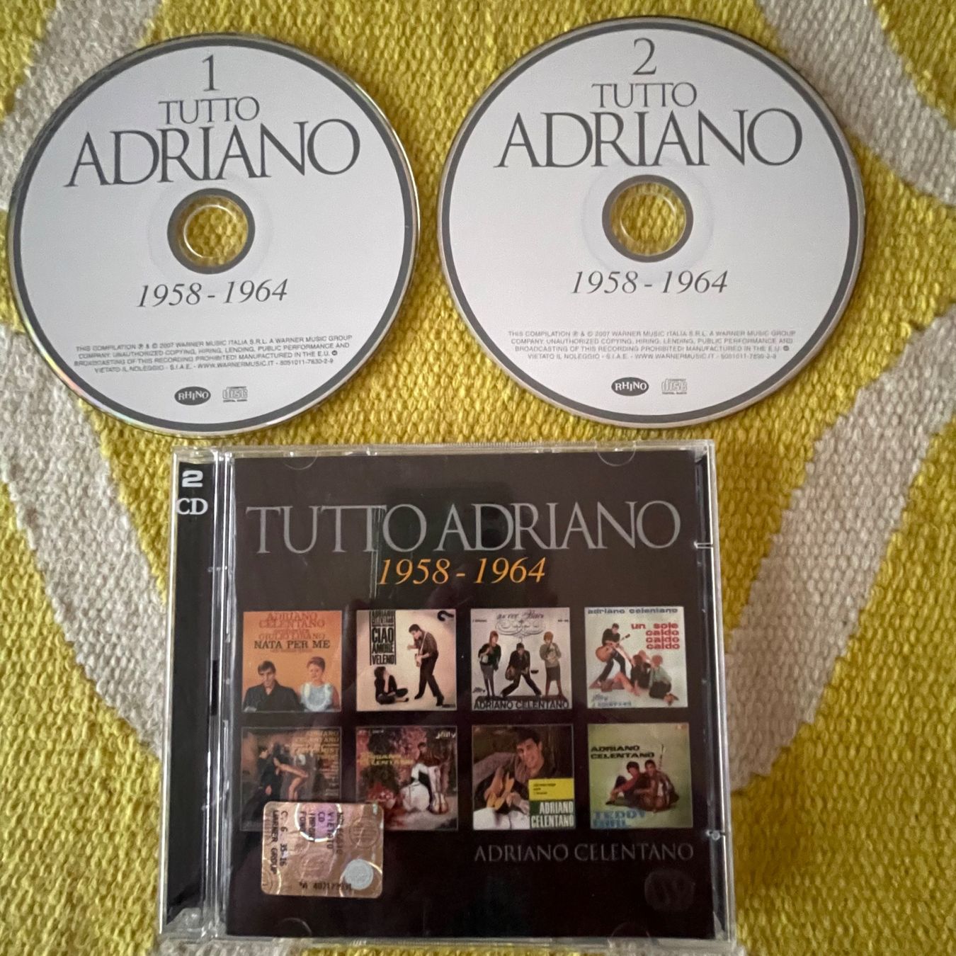 CDs: ADRIANO CELENTANO-2CD TUTTI ADRIANO 1958-1964 – Gebraucht aus Rorschacherberg von CD-Roli