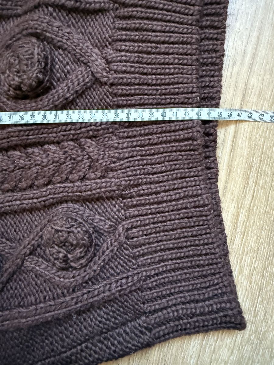 Zara Maglioni & Felpe: Pull tricot torsades marron Zara, t. M/38 – Usato da Tavannes venduto da Thriftshop 4