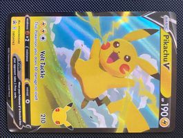 Pikachu V (SWSH143) - SWSH Promos - NM+ - EN