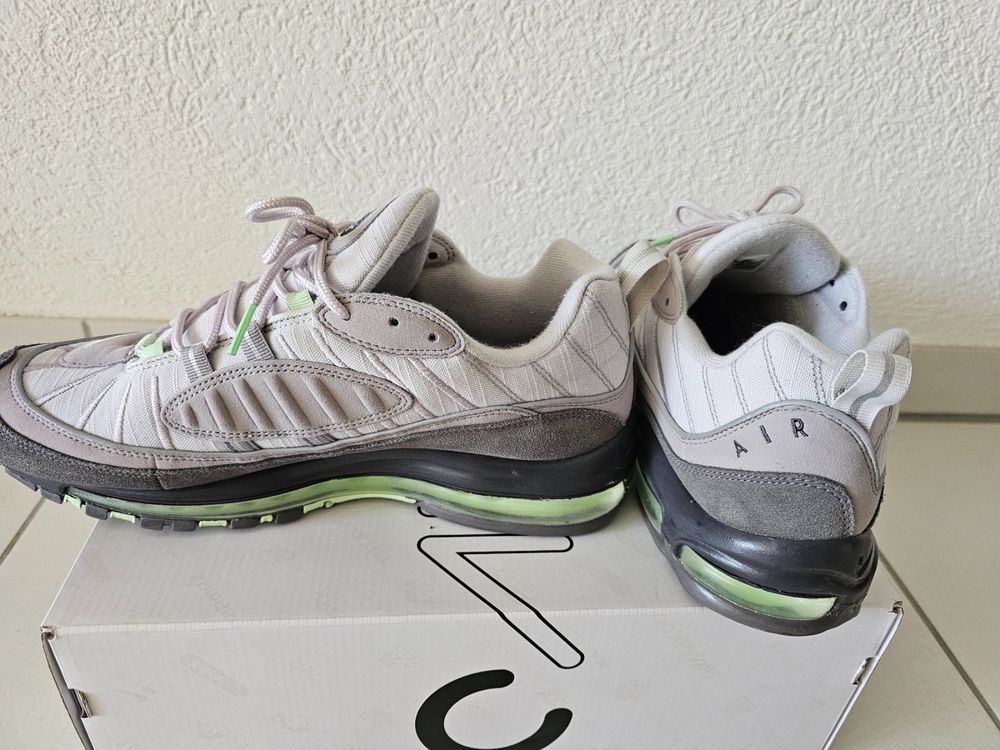 Air max best sale 98 gris vert