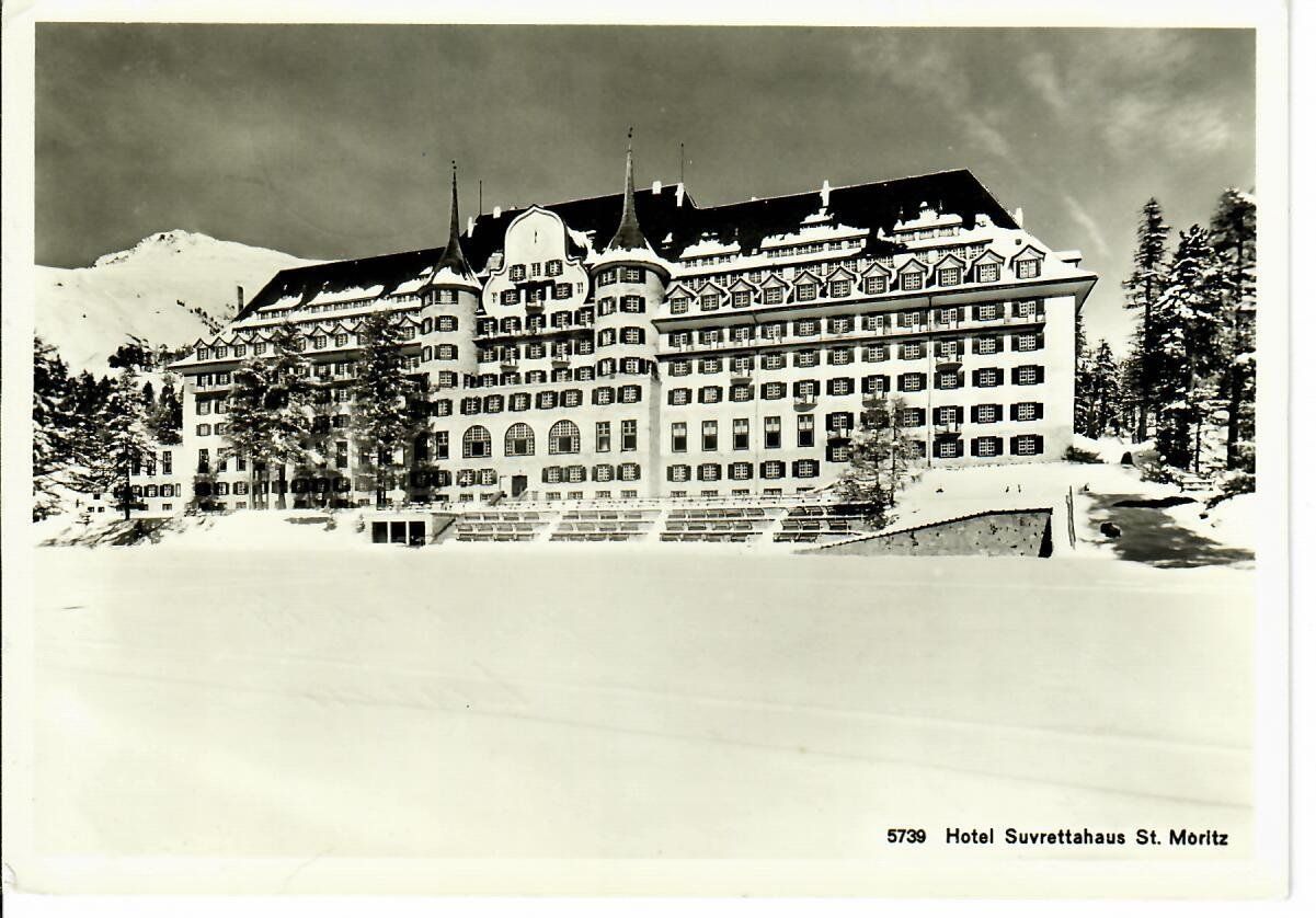 Cartoline postali: Hotel Suvrettahaus St. Moritz – Usato da Hochdorf venduto da Ziegel-16
