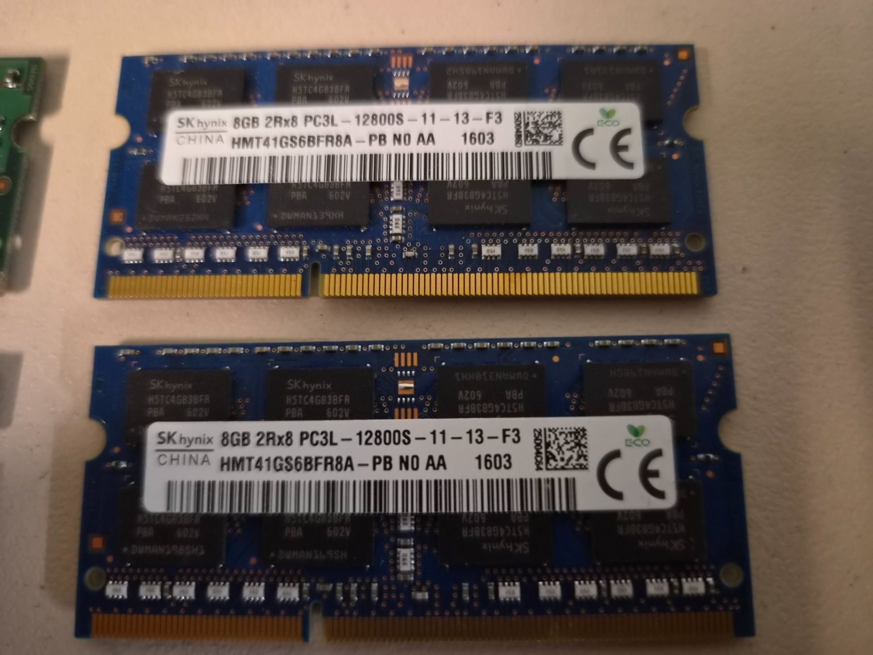 Memoria / RAM: Lot de barrette ram – Usato da Conthey venduto da greenday85 8