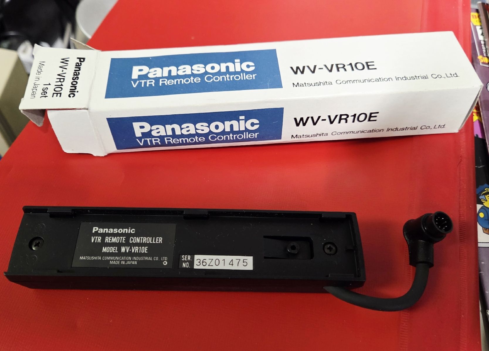 Panasonic Videocamere: Panasonic WV-VR10E VTR Remote Controller (mit OVP) – Nuovo (secondo la descrizione) da Reinach BL venduto da _MasterK_
