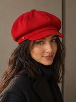 Damen Ballonmütze by Mayser - 80% Wolle - rot - NEU