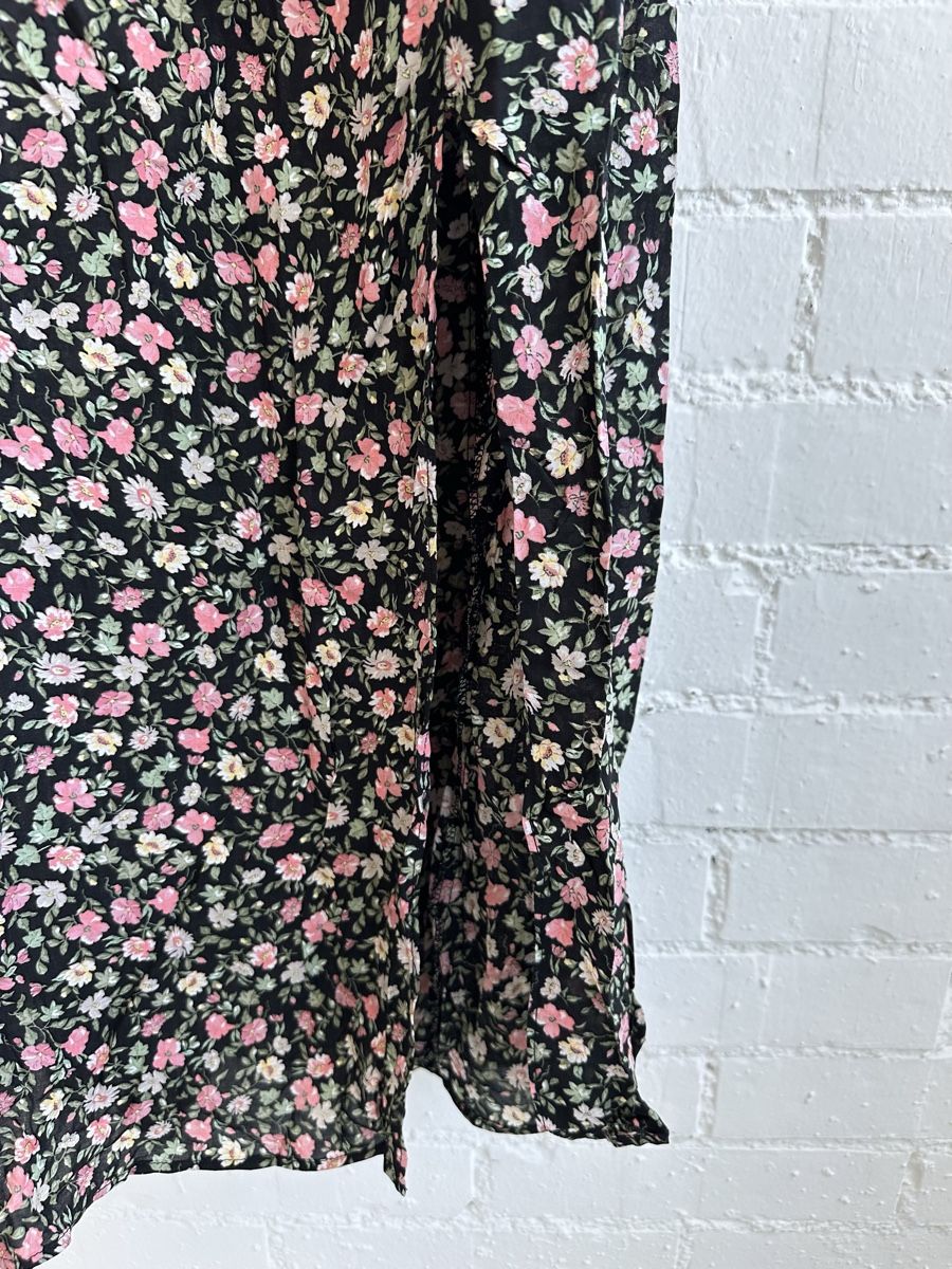 Zara Vestiti: ZARA Midikleid mit Blumenmuster / Gr. L – Usato da Bern venduto da Fraeuleinhonig 6