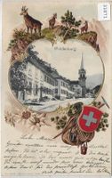 Waldenburg - Stadtpartie - Präge-Litho