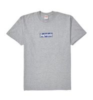 Supreme Bandana Box Logo Tee Heather Grey