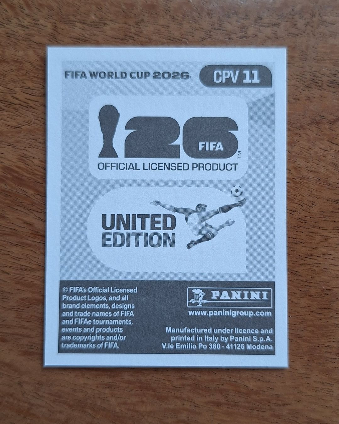Panini Sammelbilder & Trading cards: Panini Patrick Andrade CPV 11 – Neu (gemäss Beschreibung) aus Romanens von Crocette 1