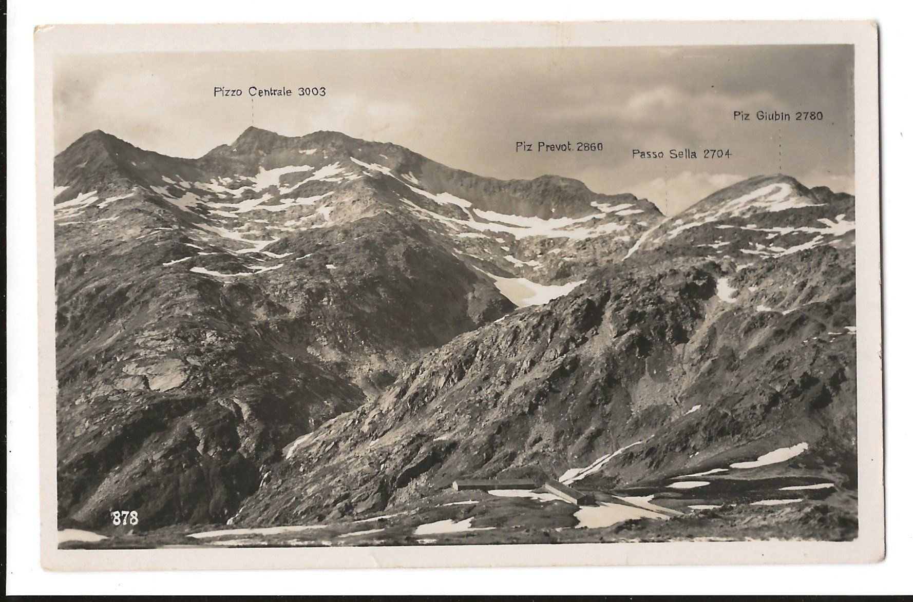 Cartoline postali: AK ca. 1930 Pizzo Centrale, Tessin, Uri – Usato da Greifensee venduto da 315WDO