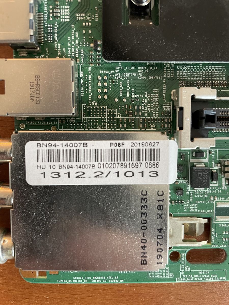 Samsung Schede madri: Carte mère TV Samsung – Usato da Chardonne venduto da amonney 2