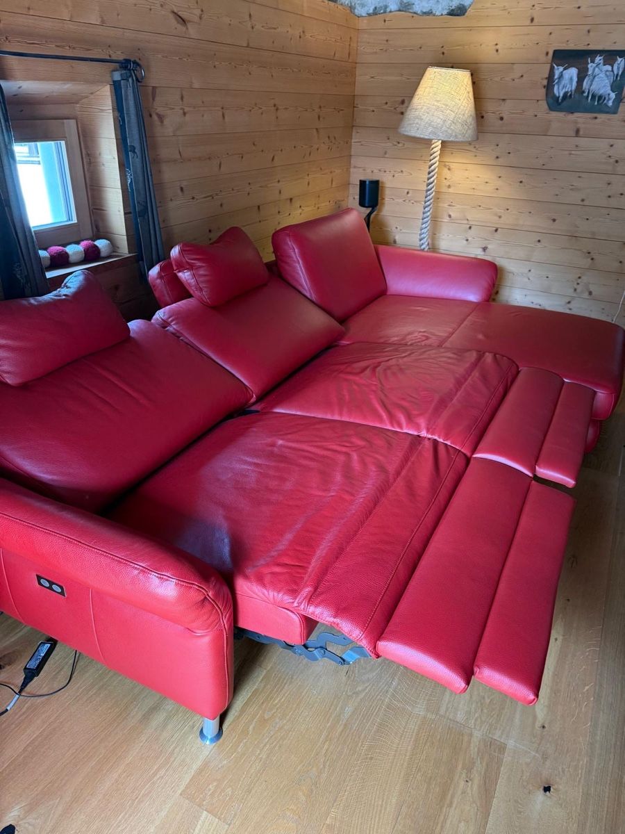 Sofas: Pfister Classics Plus Lederecksofa – echtes Leder, Relaxfunk – D'occasion à Meisterschwanden par angiekoch 6