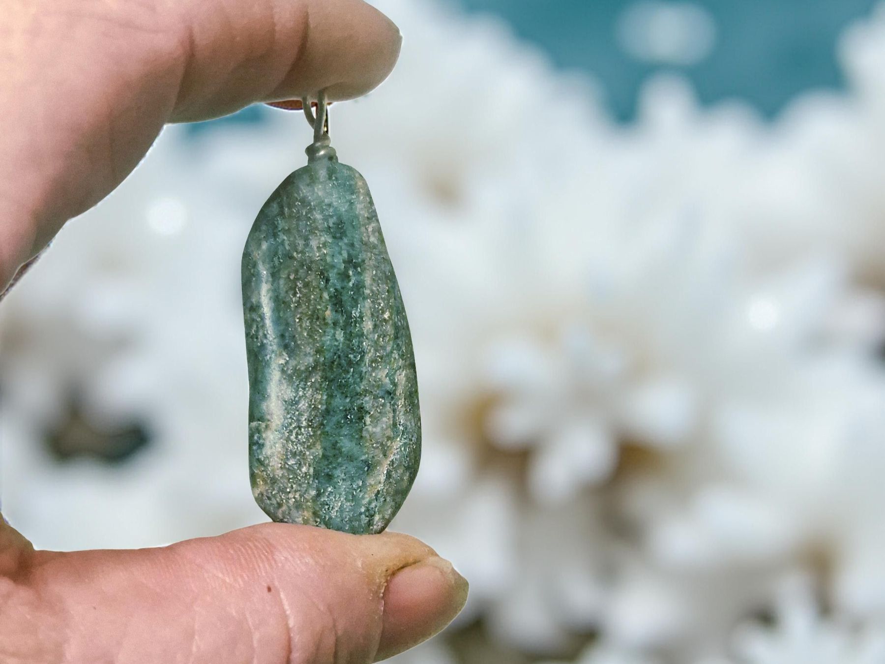 Pendentifs: Schweizer Flussstein Anhänger – Neuf avec emballage d'origine à Aarau par Schmuckhoehle_MD 1